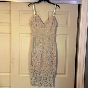 Lace layered dress